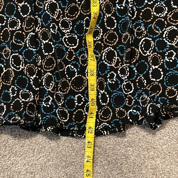 Karin Stevens black patterned sleeveless dress 8 - Picture 15 of 15